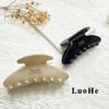 Korean Style Gold Label Acetate Shark Hair Claw Clip for Elegant Updo