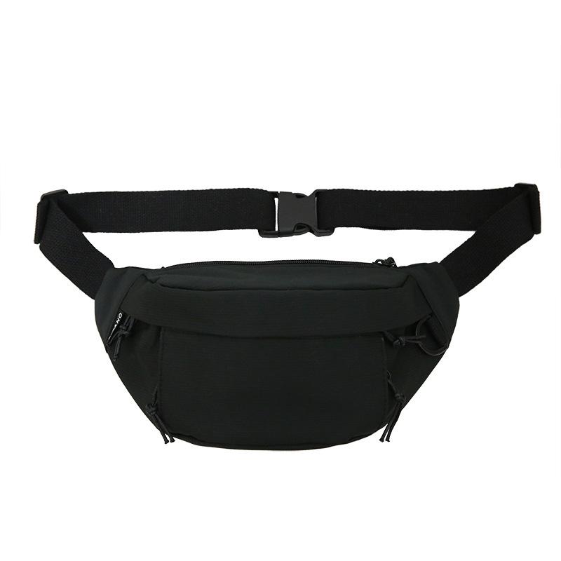 

Новая мужская сумка через плечо для мобильного телефона;s Street Brand Bag Кошелек для отдыха Велосипедная нагрудная сумка для мужчин и женщин с нейлоновой сумкой на плечо M чёрный