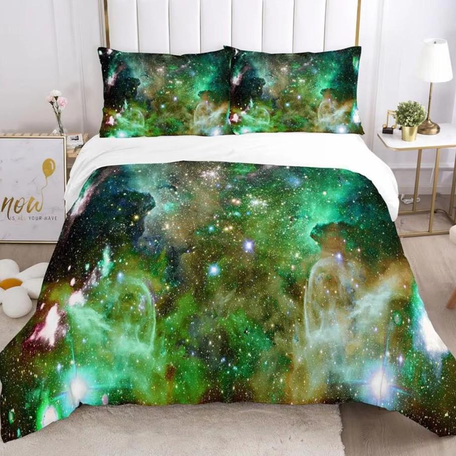 Dreamy Starry Sky Down Comforter Set - Bedding Set - 3-piece Duvet Cover Set