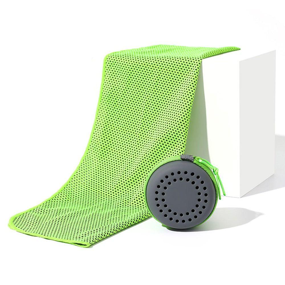 High Quality 30*80cm Cooling Towel Quick Dry Breathable Fabric Fitness Towel Storage Box Neck Wraps Portable Towel Summer Use