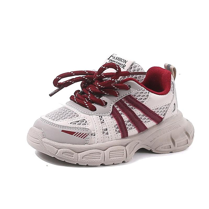 Girls' Sports Shoes 2025 Spring and Autumn New Children's Shoes Mesh Soft Sole Medium and Old Children's Dad Shoes Boys' Shoes