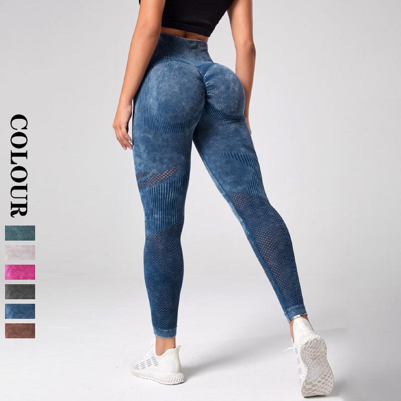 

Nessaj Женские штаны для йоги Пузырьковая попа Пуш-ап Фитнес Леггинс Высокая талия Сжатие Узкий тренажерный зал Бесшовные леггинсы