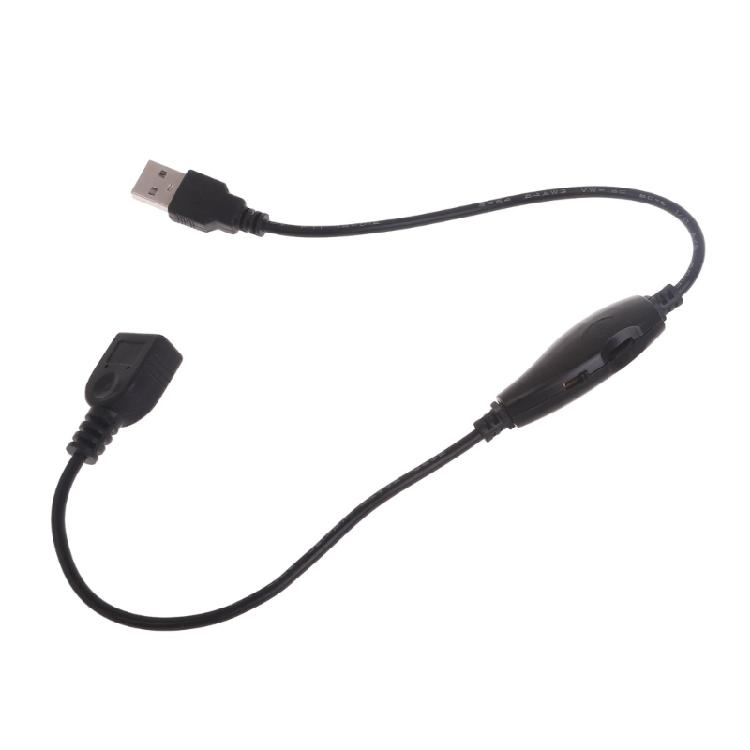 USB Extension Cable Inline On/Off Dimmer Switch for Driving Recorder, LED Lamp