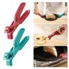 Bowl Holder Clip Safe Handling Kitchen Tongs with Silicone Cover Hot Dishes Grippers Tongs for Baking and Grilling