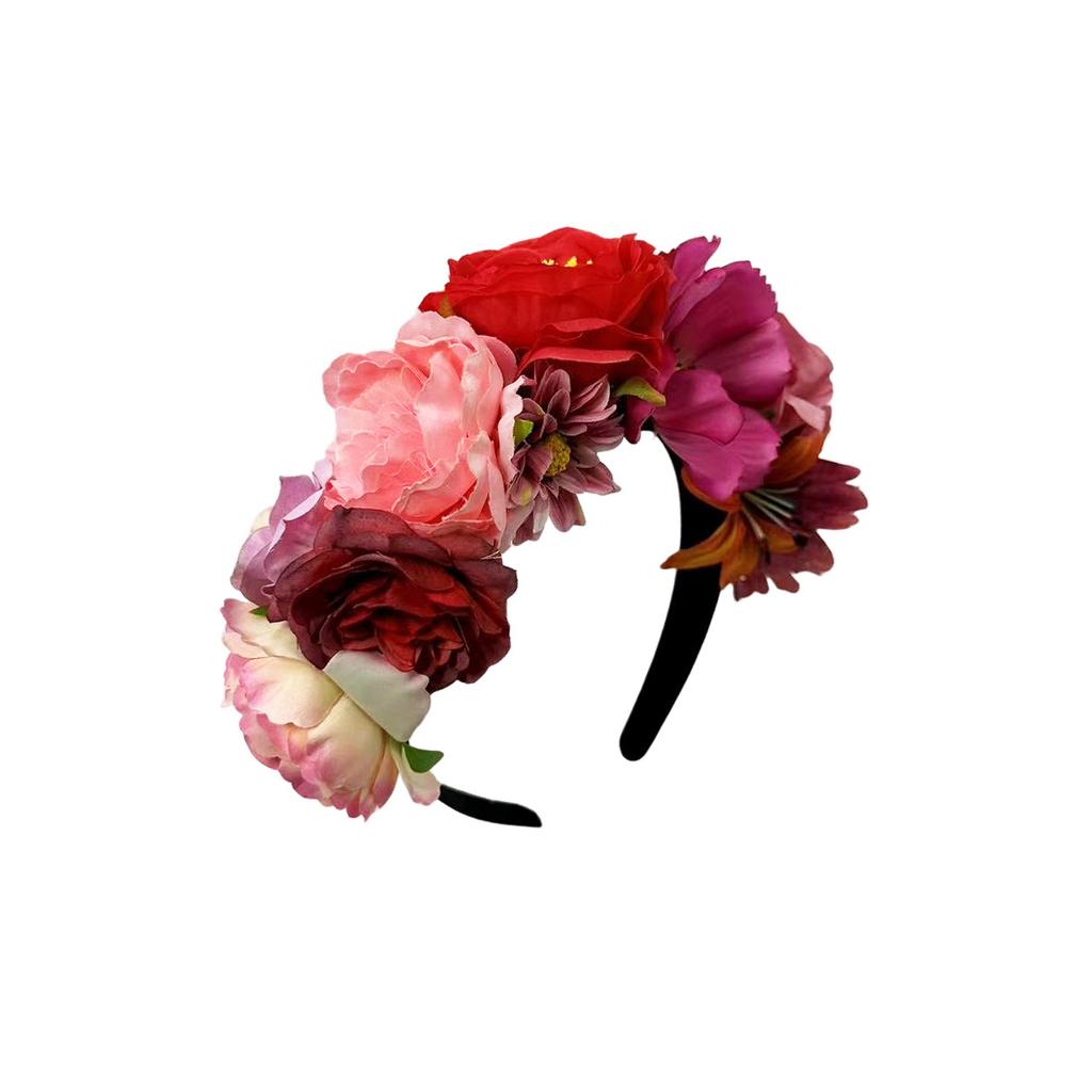 Simulation Blumen-Haarband Europäisches Braut-Hochzeits-Ankleide Super-Fee Kopfschmuck Foto Urlaubs-Party Kopfschmuck