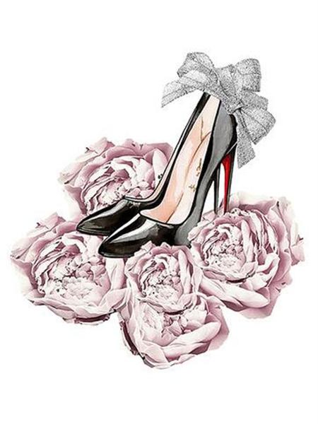 Diamond Painting Kit High Heel Full Square/round Embroidery Mosaic Woman Shoes Cross Stitch Home Decor