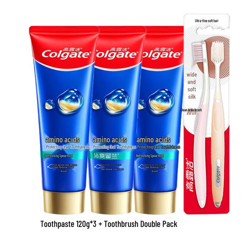Colgate Amino Acid Toothpaste with Toothbrushes