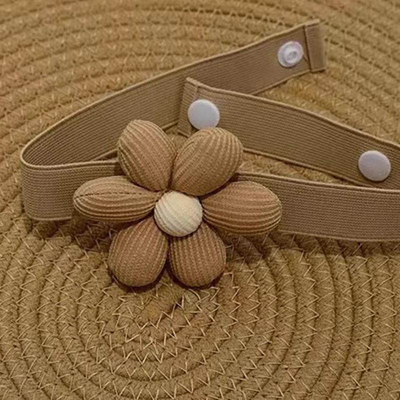 

2pcs curtain buckle creative curtain tie flower tie decoration small flower storage rope tie flower pair adjustable Universal code