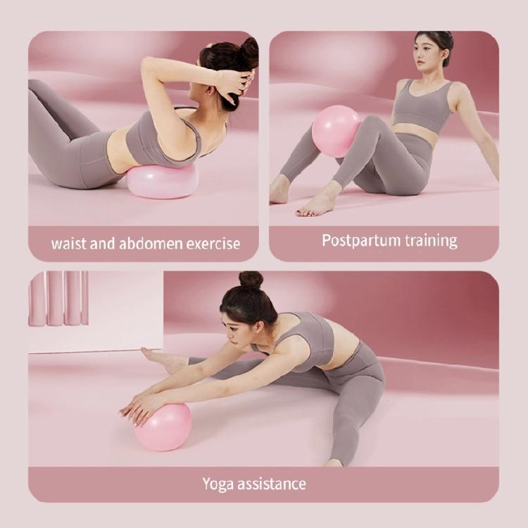 Exercise Ball, 25cm 10Inch Soft Pilates Ball, Small Yoga Ball, Gymnastics Ball, Fitness Ball for Stretching Core Fitness