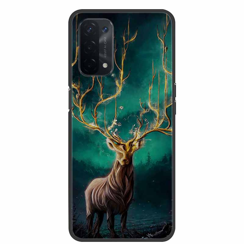 For Oppo A54 5G Case Marble Soft Silicone Back Case for Oppo A55 5G Phone Cover OppoA54 A54 A55 4G 5G 2021 Coque Funda Bag