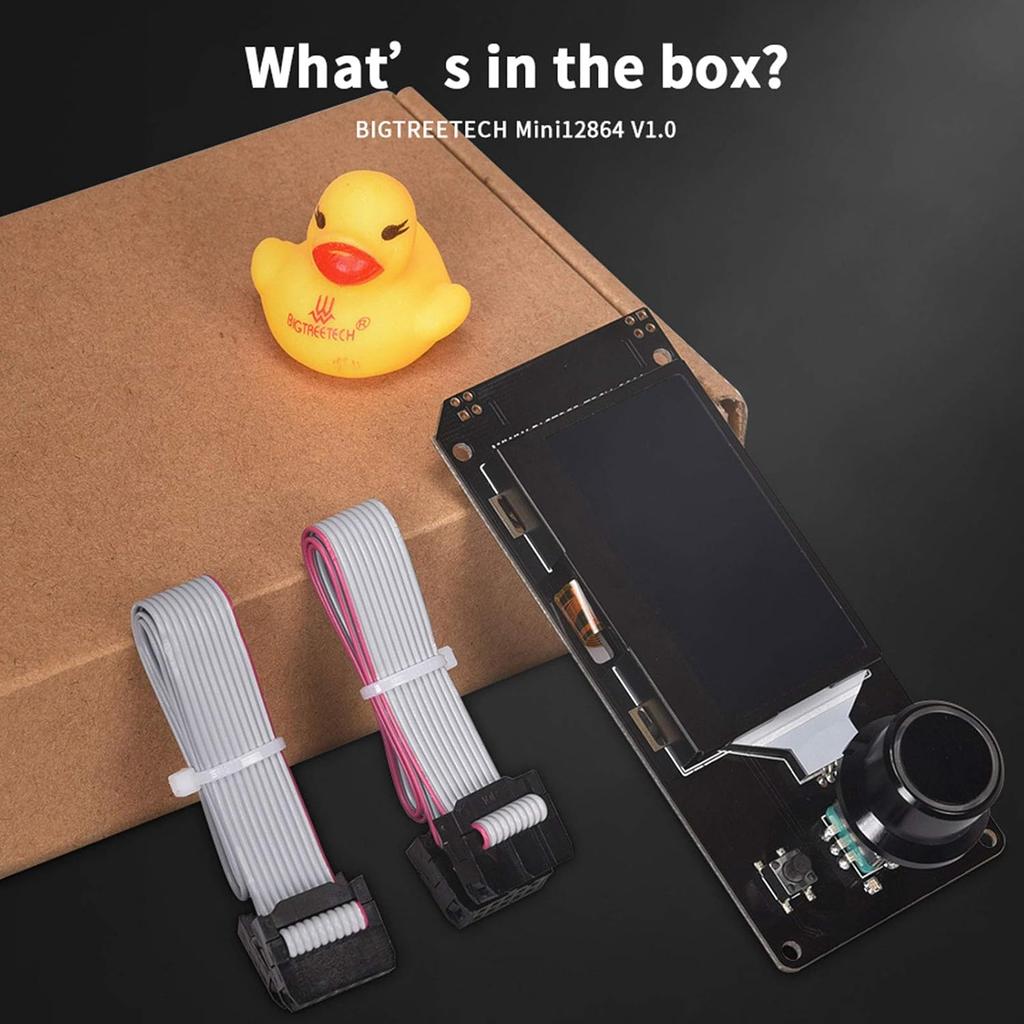 BIGTREETECH Mini12864 V2.0 LCD Graphic Smart Display Control Board with Adapter and Cable for Ender-3 VORON 2.4 Prusa-i3 3D Printer RAMPS 1.4 RepRap