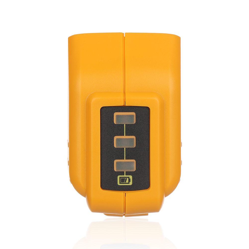 Durable Dual Output Travel Power Bank Converter USB Phone Charger Li-ion Battery Adapter 12V/20V