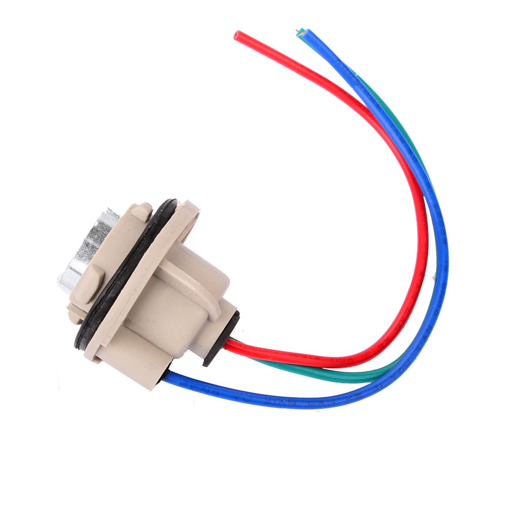 YUNPICAR 1157(S25D) / 2057 2357 7528 Doppelte Blinker Scheinwerfer Rücklicht Wasserdicht Fassung (1157 S25 Sockel)