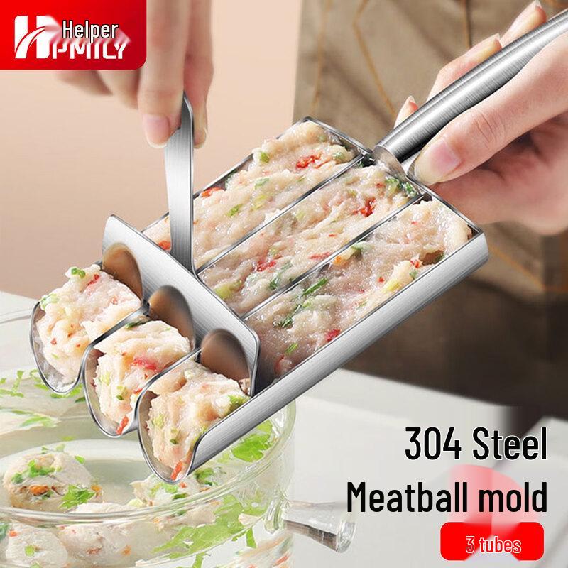 HPMILY 3-Link Stainless Steel Meatball Maker