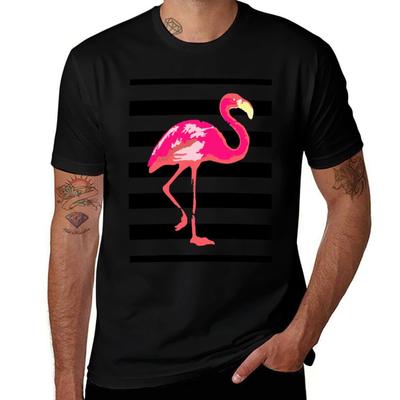 Flamingo Tshirt Regular Fit Plain Tee Shirt