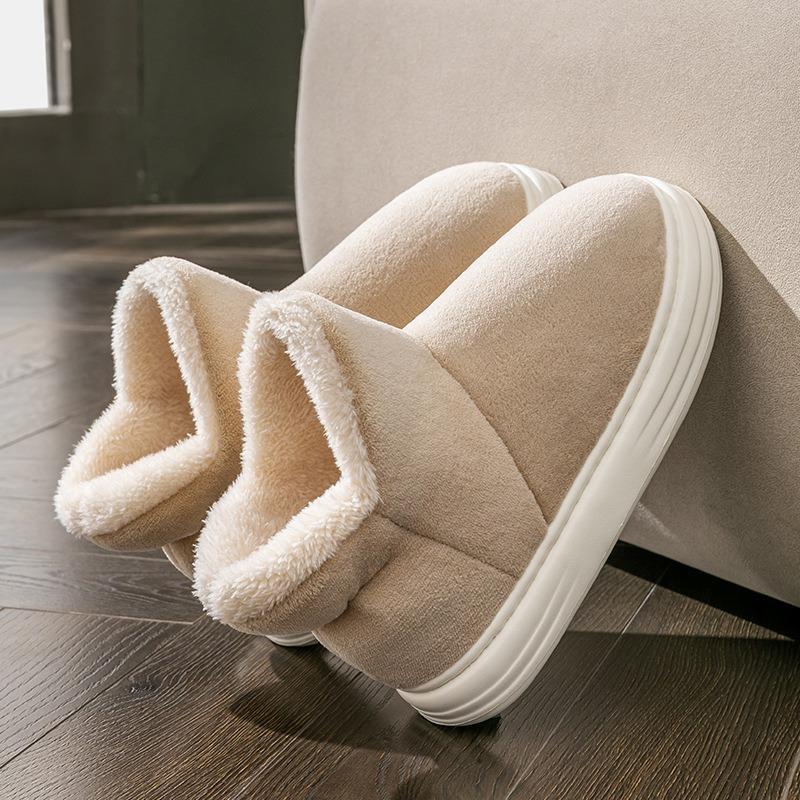 Snow boots women's winter thick-soled thickened velvet indoor home bag and thermal cotton slippers women's outer wear