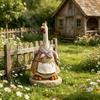 Funny Rooster Statue Cartoon Animal Shaped Garden Ornament Hen Statue  Lawn Decoration