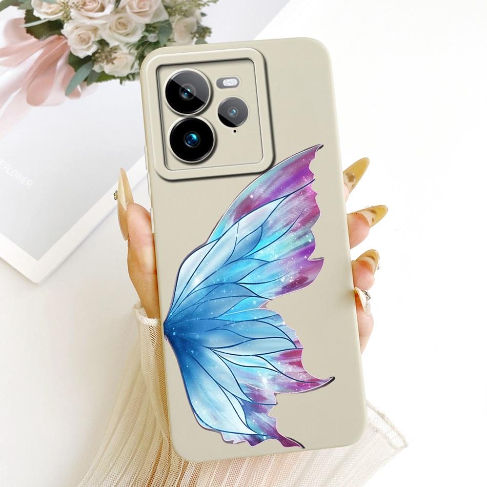 For Realme GT 7 Pro Cute Cat Flower Cartoon Phone Case For Realme GT7 Pro RMX5010 Shockproof Soft Silicone Covers Bumpers