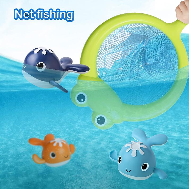 Water Spray Bath Toys Summer Fishing Toys Play Water Fishing Bath Kids Set Baby Cute Animals Bath Toy Swimming Water Toys Gifts
