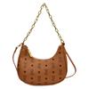 Women's bag new shoulder messenger women's bag fashionable versatile small square bag bear crescent bag