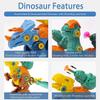Dinosaur Toys for Boys Girls Age 3 4 5 6 7, Take Apart Dinosaur Toys for Kids, STEM Shooting Dinosau