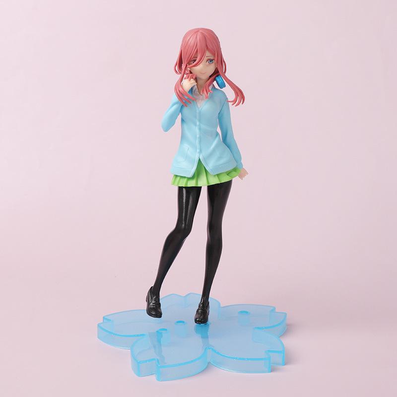 17CM Anime Gotoubun no Hanayome Figure Nakano Ichika Nakano Nino Animation Model Toy Gift Collection Decoration Ornaments
