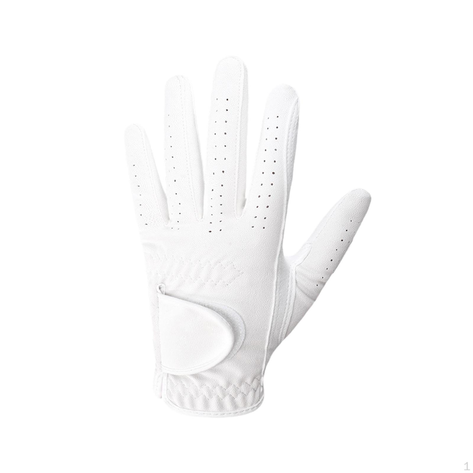 

Перчатки для гольфа, перчатки для спорта на открытом воздухе, подарки, защитные амортизирующие перчатки премиум-класса с воздухопроницаемой отделкой, левая 17 cmx8 cm
