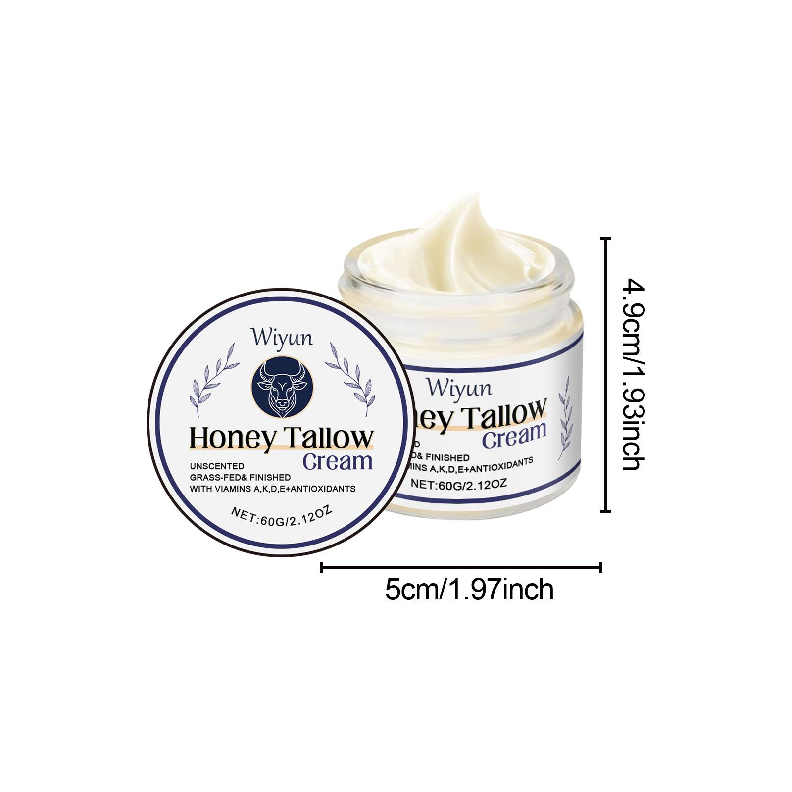 

WIYUN 60g Honey Tallow Cream Nourishing and Repairing Improving dry and Flaky Skin Regulating Skin Moisture Circulation