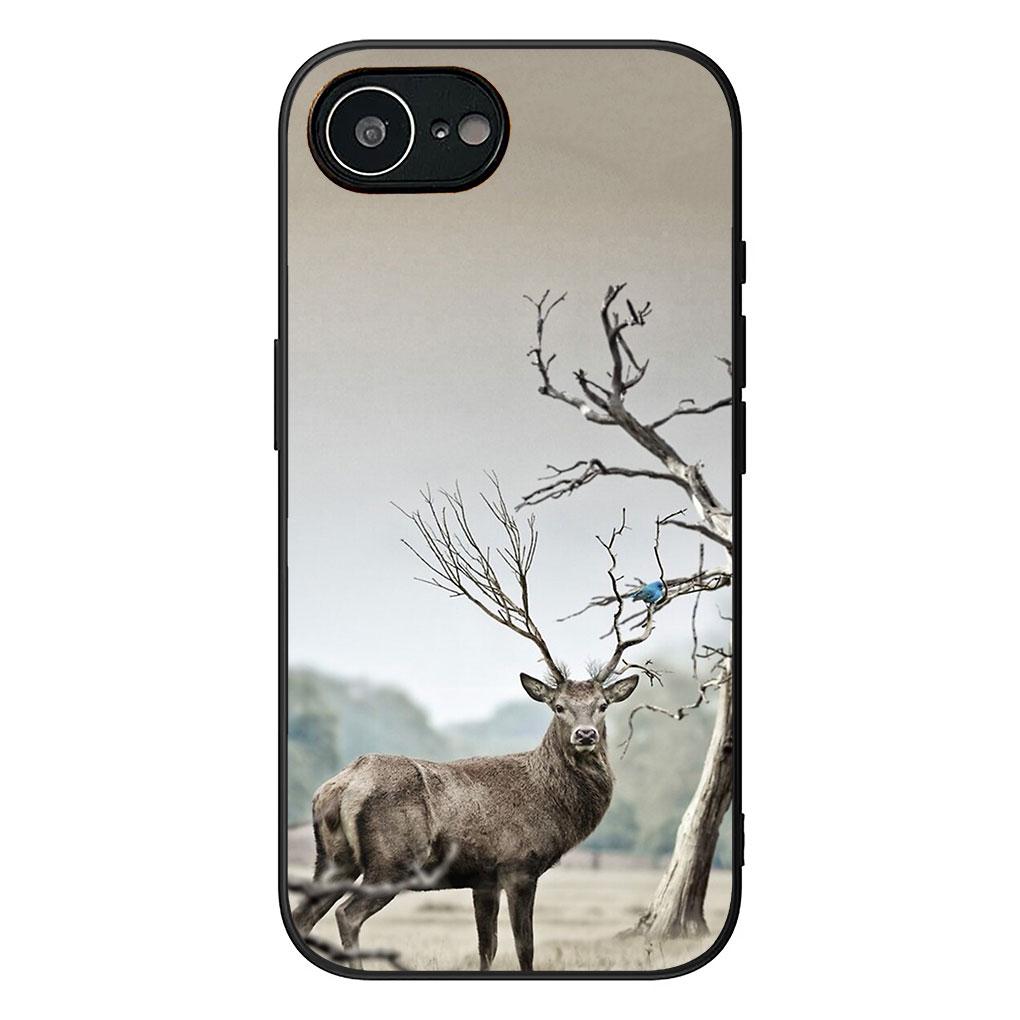 Soft Cover for Apple iPhone 17 16 14 15 Pro Max Plus 15+ 16E XR ProMax Air 16+ Coque Phone Case Deer Wild Hunting Buck