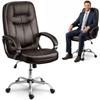 Sofotel Dark Brown Swivel Office Chair