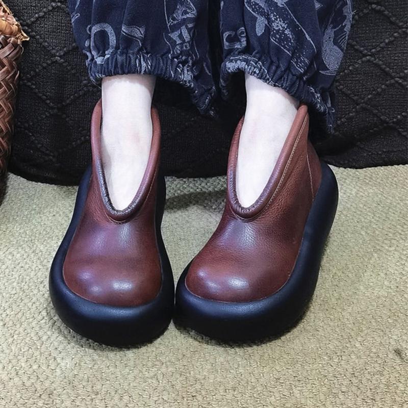 Fashion Flats Platform Women Ankle Boots Fashion Designer Shoes Casual Woman Sport Boots Winter 2025 New Dress Cozy Chelsea Botas Mujer