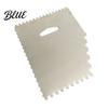 Dough Divider for Bread Stainless Steel Cake Scraper with Multi-faceted Sawtooth Rectangle/Pentagon/Triangle/Semi-circle Shape Cream Smoother