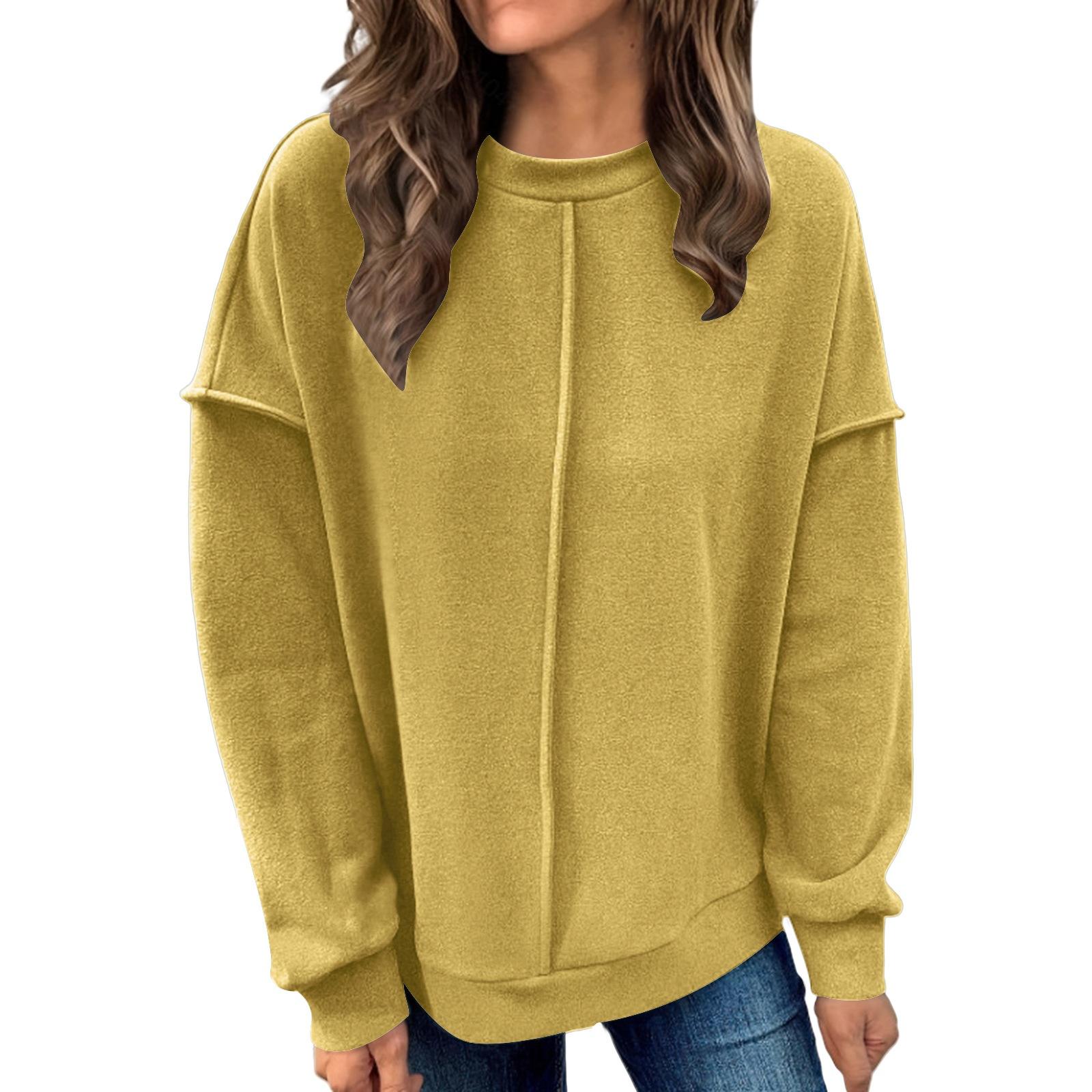 

Fashion Loose Sports Crewneck Sweatshirt Casual Pullover Long Sleeve Crewneck Sweatshirt XL