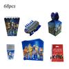 Roblox Birth Date Celebration Decorations Supplie Party Celebration Disposable banner pennant Tablecloth Cup Board paper Infant Shower collection