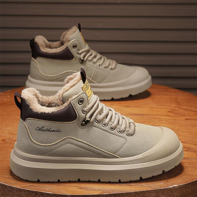 

Новые модные осенние и зимние мужские высокие ботинки martin для студентов, трендовые рабочие туфли на мягкой подошве для мальчиков, кроссовки Martin с защитой труда 44 хаки