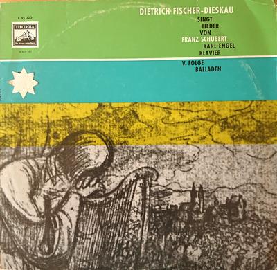 LP Record DIETRICH FISCHER-DIESKAU, KARL ENGE - Dietrich Fischer-Dieskau Singt Lied E91023 Electrola, Die  Germany Classical Used