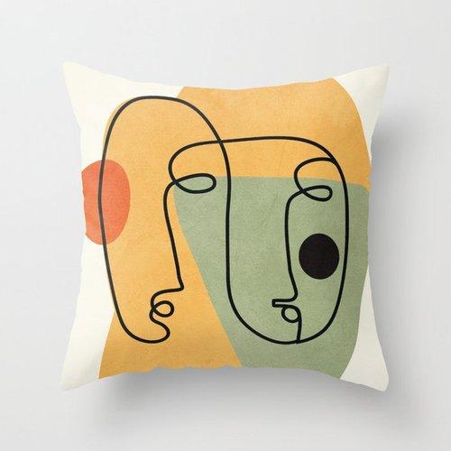 Nordic New Abstract Pillow Cover Geometric Pattern Living Room Sofa Cushion Cover 50x50cm 60x60cm home decor