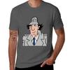 Camiseta con Estampado de Ladrillos Marrones de Inspector Gadget Top Casual
