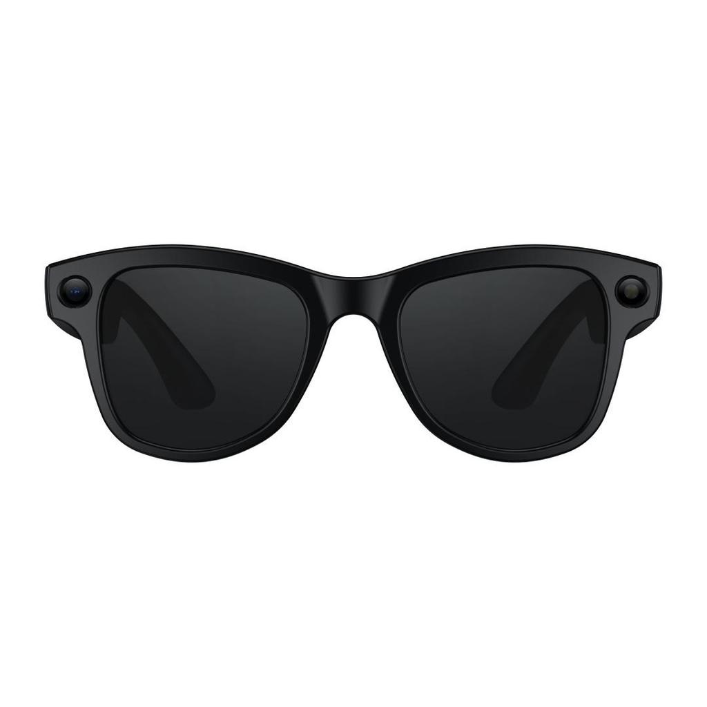 M02 AI Smart Glasses Auto-tinting Lenses Classic Design BT5.3 4K HD Hands-free 8MP Camera With Charging Case IP54 Stylish Portable Glasses