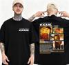 2025 Summer Rapper Kevin Kaarl Ultra Sodade Tour Graphic Tshirt Mens Fashion Casual Cotton Tshirt Retro 1990s Loose Tshirt