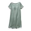 Women Loose Casual Nightdress Short Sleeve Dress