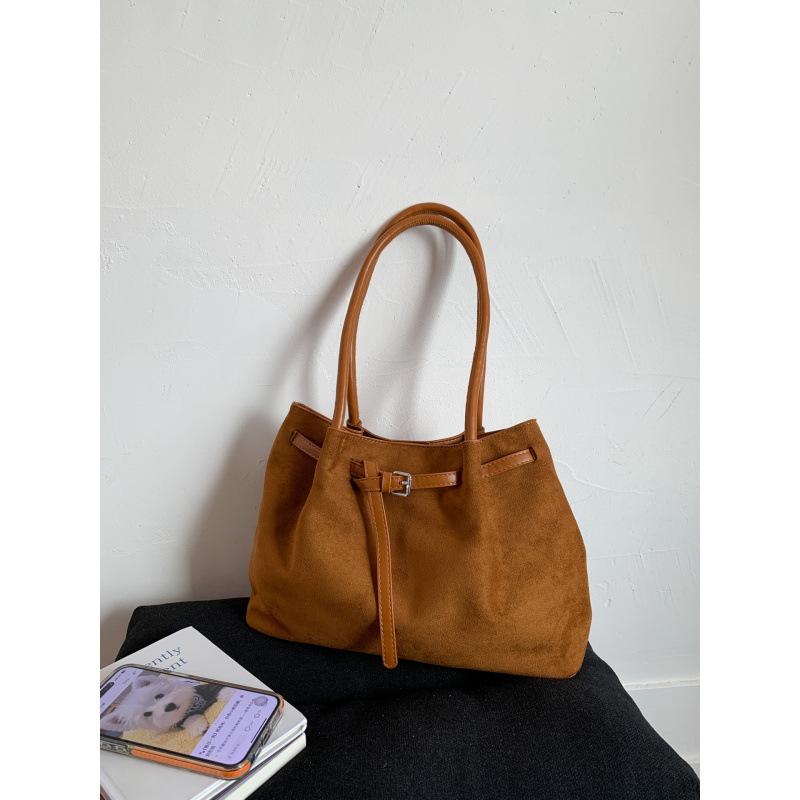 Retro Bag, Large-capacity Bag, Commuter Single-shoulder Bag, Ladies' Hand-held Boston Bag