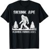 Florida Everglades Skunk Ape Bigfoot Retro Vintage T Shirt