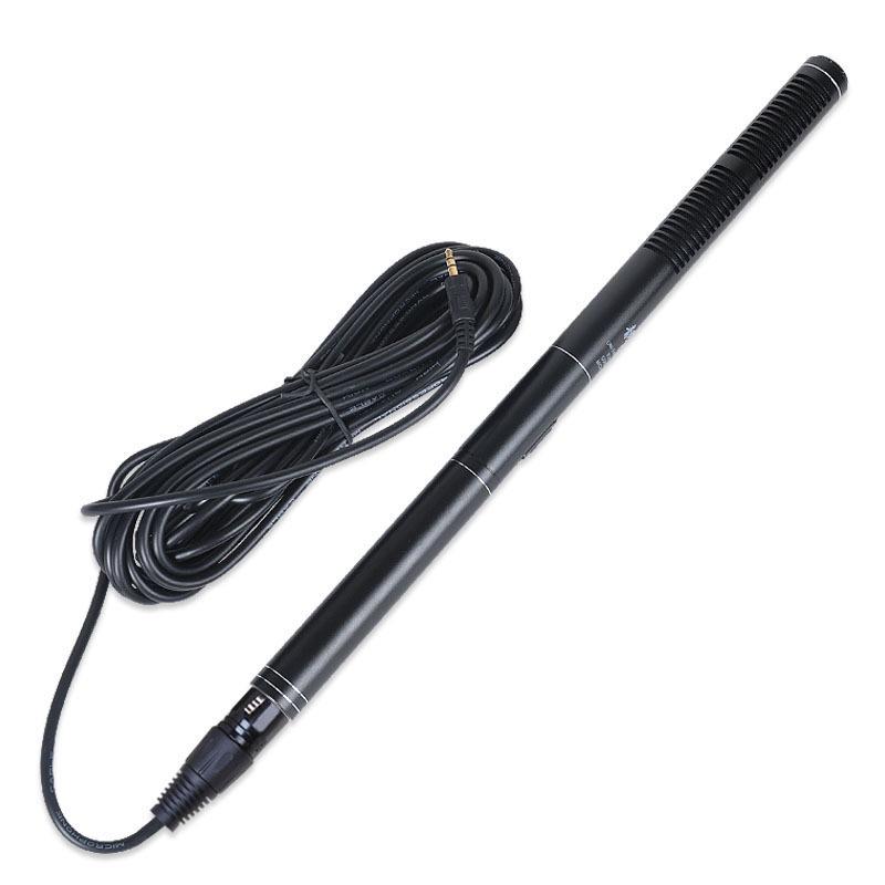 

Зеркальная DV-камера Интервью-микрофон для новостей и кино 6.5mm plug, 7m cable чёрный