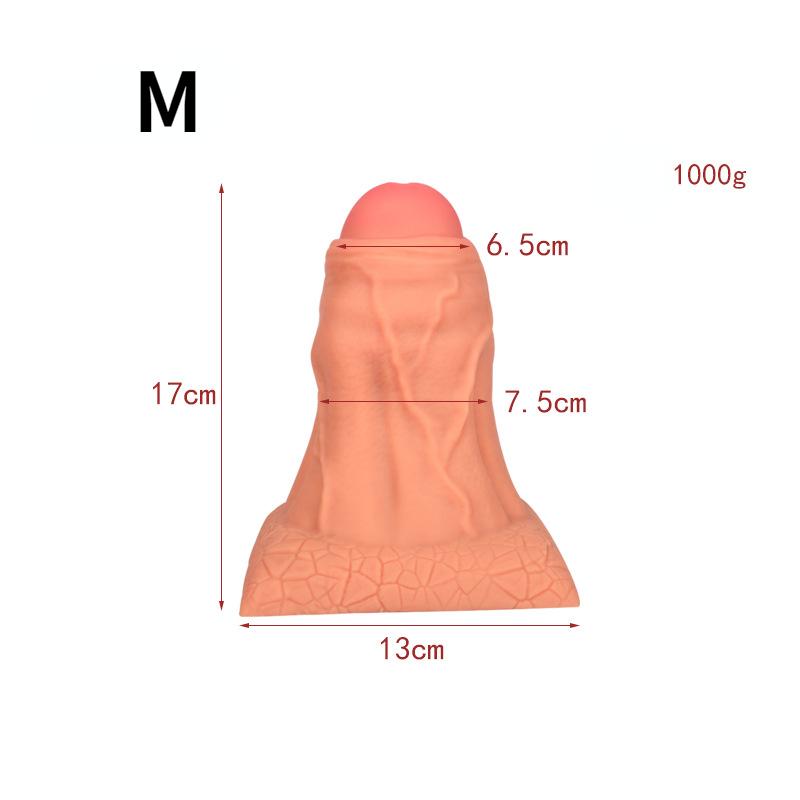 Oversized Transparent Soft Butt Plug Anal Expander Adult Sex Toy Fisting Dildo Slave BDSM 18+