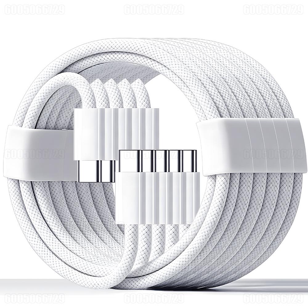 Xiaomi 1PCS - 5PCS Original 60W USB C to Type C Fast Charger Cable For iPhone 17 Pro Max 16 15 Pro Max Fast Charging Cable Accessories