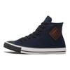 Converse Chuck Taylor All Star Comfortable Versatile Durable Lightweight Shock Absorbing High Top Canvas Shoes Unisex Sneakers Navy-Blue 169600C