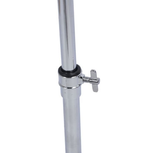 Cymbal Stand, 23.2-47.2 Inch Height Adjustable Standard Cymbal Boom Stand with Rubber Feet, Heavy-Duty Cymbal Straight Stand Drum Hardware for Mountin
