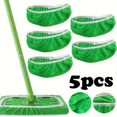 Vhodné pro Swiffer Flat Mop Cloth Absorpční houba Výměna hadříku Potah pro domácnost Suchý a vlhký Rotační Mop Hadřík do koupelny