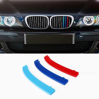 Lišta přední masky M Styling, krycí lišta nárazníku, 3D krycí samolepky pro BMW řady 5 E39 1995-2003, auto příslušenství